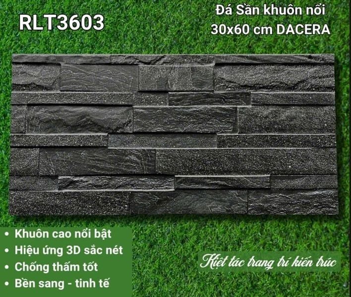  30*60 RLT3603 Gạch đá trang trí ( 8viên/thùng= 1.44m) 