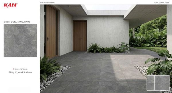  40*40 BC10-4400KA05 Gạch lát sân đá (6v/th/0.96m) 