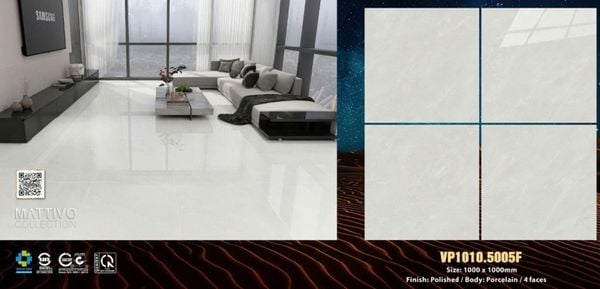  100*100 VP1010.5005F Gạch lát nền đá bóng kính khổ lớn (2v/th/2m) 