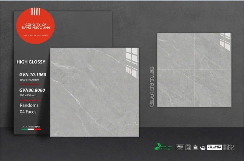  100*100 gvn10.1060 Gạch trắng trơn khổ lớn 