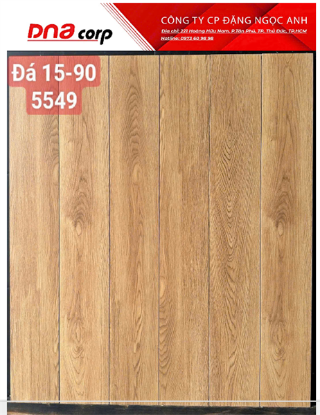  15*90 5549 Gạch giã gỏ đá mờ ( 8v/thùng/1.08m) 