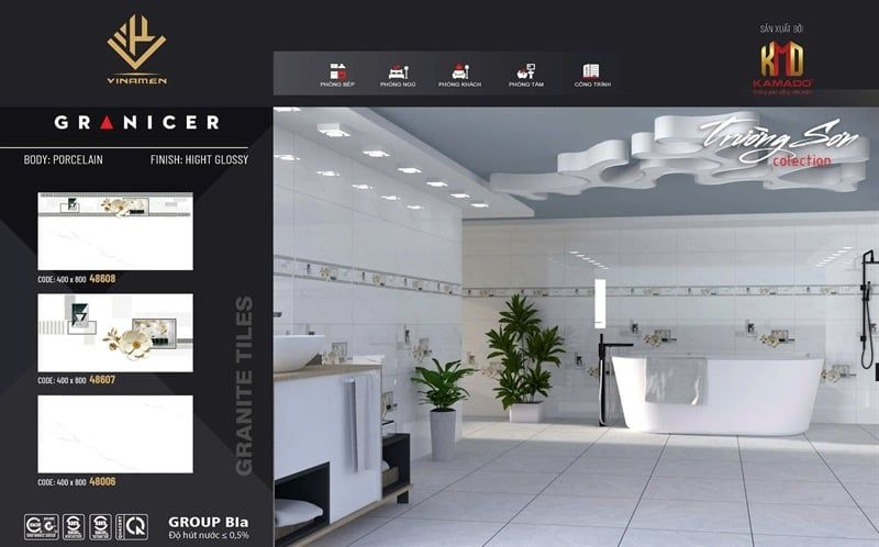  40*80 đá bk viền kamado bộ 48608 th4v/1.28m loại 1 