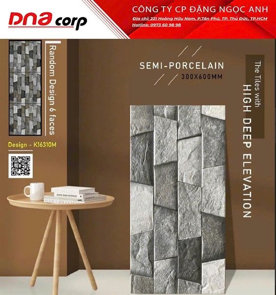  K16310M 30*60 TRANG TRÍ th5v/0.9met ấn độ 