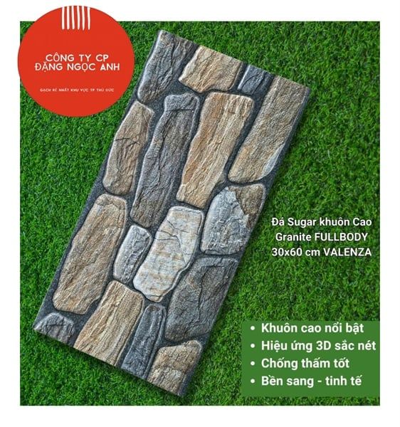  30*60 SU3604 -VZ57 Gạch đá trang trí ( 8 viên/thùng= 1.44m) 