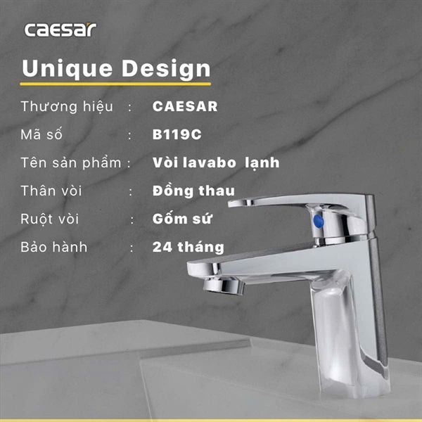  Vòi lavabo B119C 