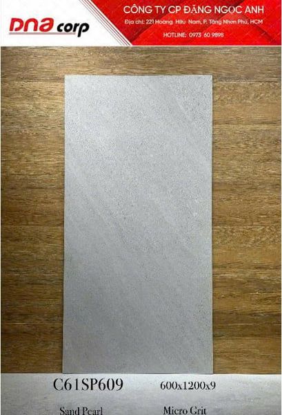  60*120 C61SP609 gạch khổ lơn đá mờ viglacera (2v/h/1,44m) 
