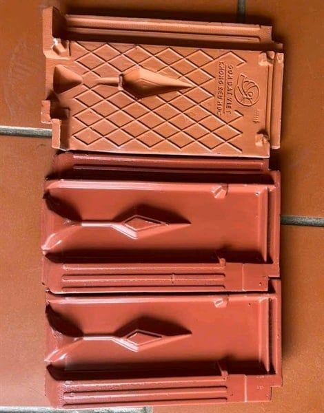  ngói 22 nung tráng men đất việt 