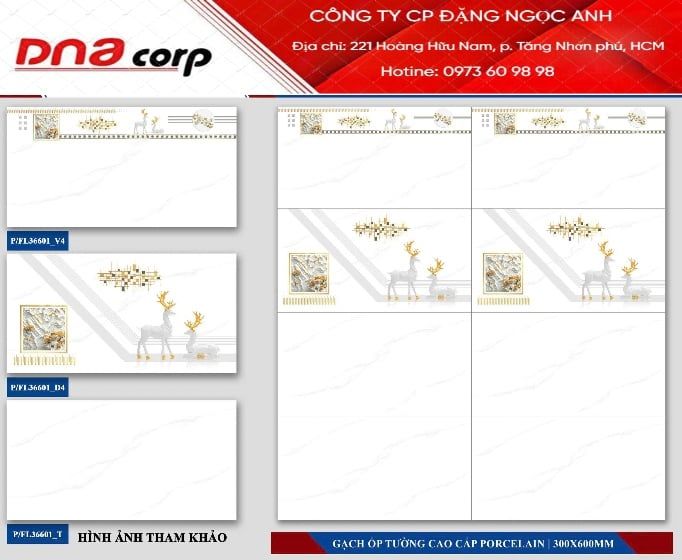  30*60 P/FL36601V4 Gạch ốp tường Viền đá Hà Thanh (1.8m/10v/th) 