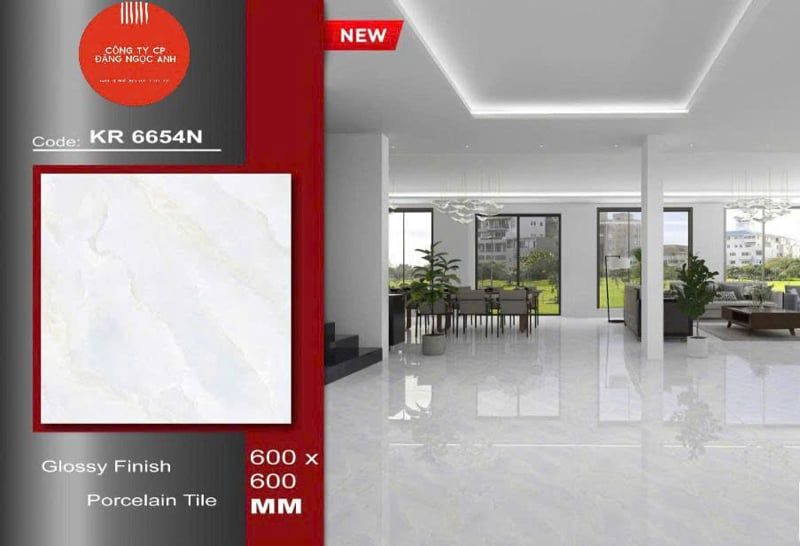  60*60 KR6554N Gạch lát nền đá bóng kính Pancera ( 5v/th/1.8m) 