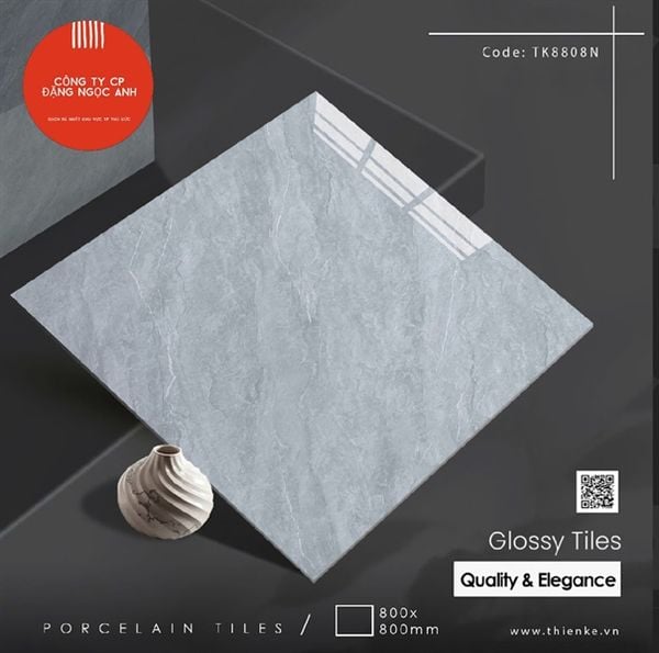  80x80 TK8808N Gạch Đá Bóng Hà Thanh 