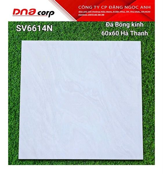  60*60 SV6614N Gạch lát nền đá bóng kính Hà Thanh (1.44m/4v/th) 