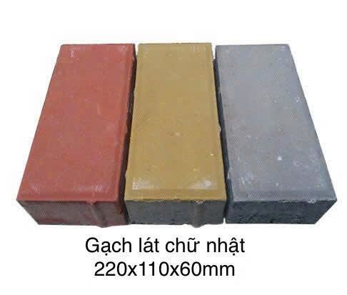  gạch tự chèn chữ nhật 10*20 màu xám 50v/m 