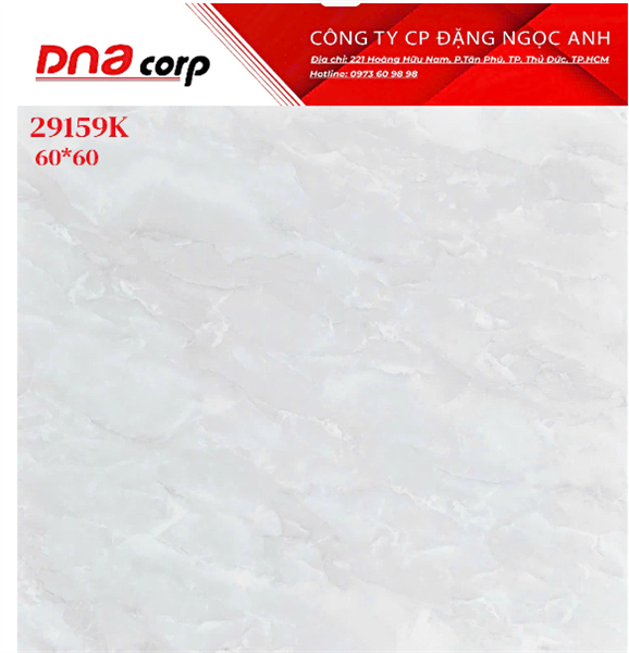  60*60 29159 Gạch lát nền đá bóng kính nice (1.44 mét/4 viên/thùng) 