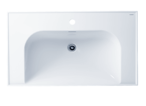  Lavabo dương vành LF5358 (kt 460*800*70mm) caesar( giá đã giảm) 
