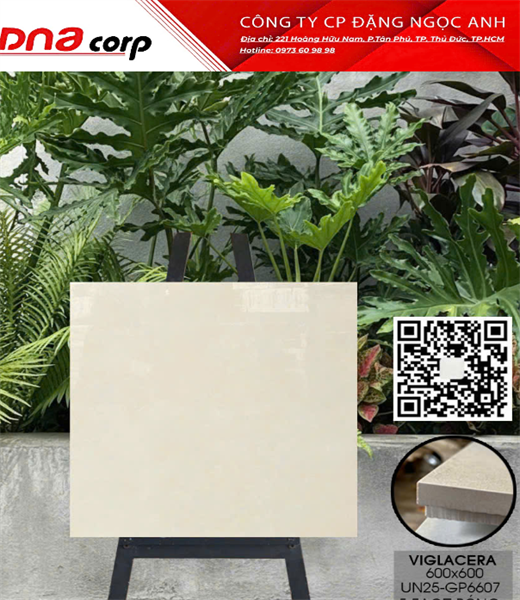  60*60 GP 6607 gạch lát nền đá bóng kính viglacera ( 1.44m/4v/th) 