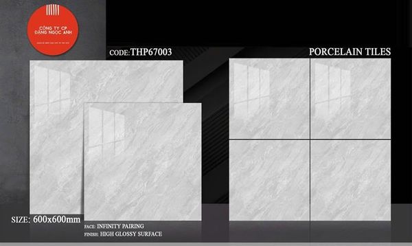  60X60 THP67003 Gạch Đá Bóng Kiếng th/5v/1.8m 