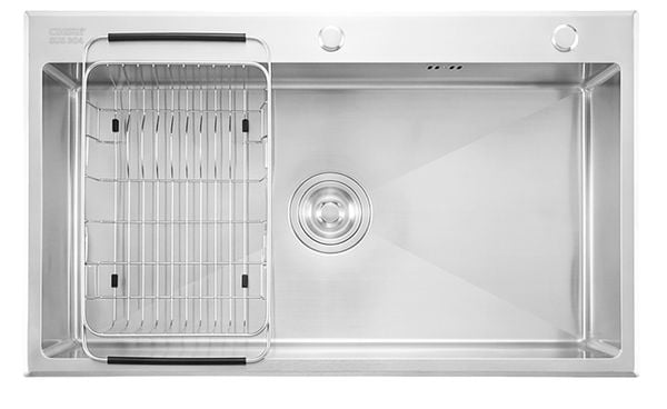  Chậu rửa chén inox 1 hộc mài vát cạnh KSH01H082SE KT: 820 × 450 × 220 mm ( giá đã giảm) 