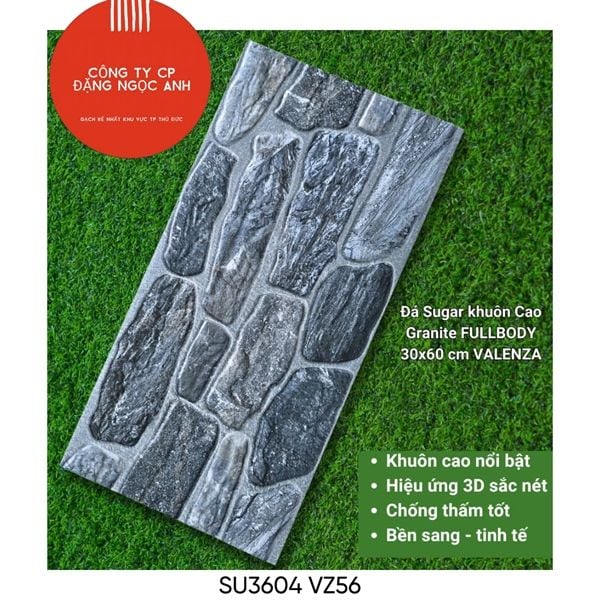  30*60 SU3604-VZ56 Gạch đá trang trí ( 8 viên/thùng= 1.44m) 