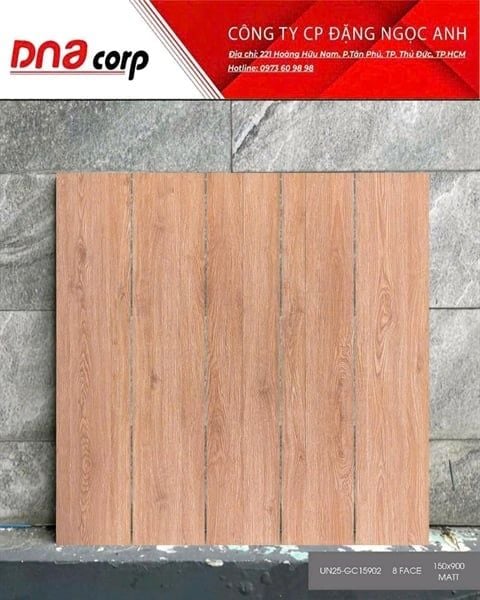  15x90cc15902 gạch giả gỗ 8v / thùng / 1.08m 