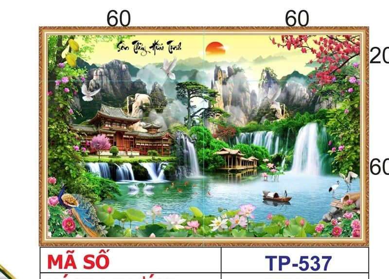  Gạch trang kính TP537 
