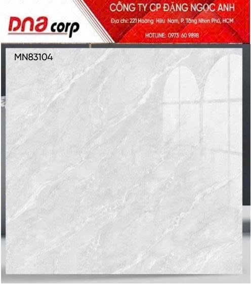  80*80 MN83104 Gạch lát nền đá bóng kính Kamado (1.92m/3v/th) 