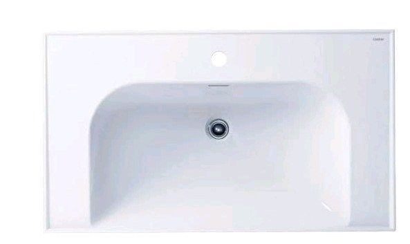  Lavabo dương vành LF5358 (kt 460*800*70mm) caesar( giá đã giảm) 