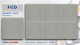  đá thạch anh LUX4200G 40x40 loại AA fico th6v xám lông chuột 