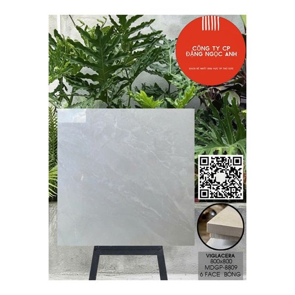  80*80 GP 8809 Gạch lát nền đá bóng kính Viglacera (3/th/1.92m) 