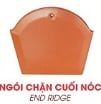  Ngói chặn cuối nóc alapha 001 (KT:) Đồng Tâm 
