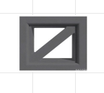  GẠCH THÔNG GIÓ SECOIN 190*190*65 SVB-03 XÁM CÓ RÃNH 