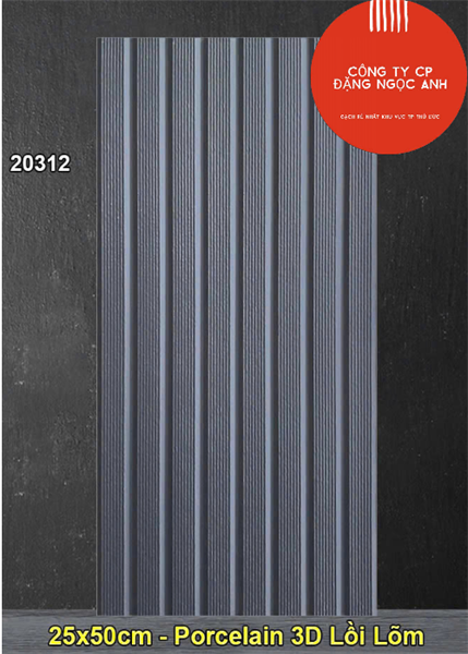  25*50 20316 gạch trang trí đá (12v/th/1.25m) 