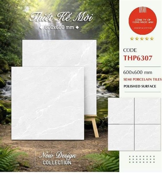  60*60 THP6307 Gạch lát nền đá bóng kính Pancera (5v/1.8m/th) 