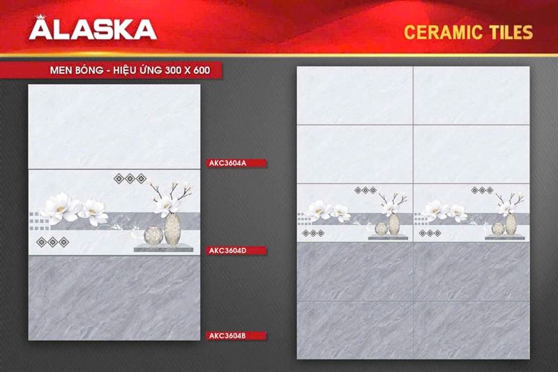  AKC3604A gạch ốp 30*60 ceramic Nhạt loại 1 (9v/th/1.6.2m) 