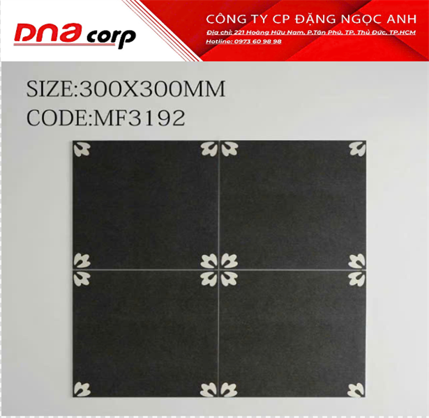  30*30 MF3192 Gạch lát nền đá TQ (11v/th/0.99 mét) 