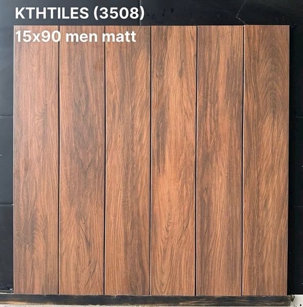  15*90 3508 Gạch giã gỏ men mờ ( 8v/thùng/1.08m) 