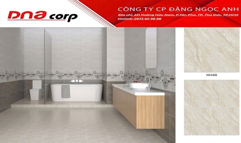  40*40 da4406 Gạch lát nền men mờ (T=9V=1.44M) 