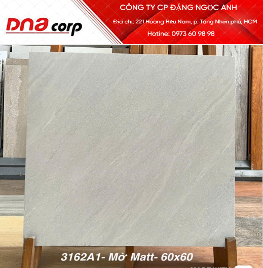  60*60 3162 Gạch lát nền đá mờ á mỹ (1.44m/4v/th) 