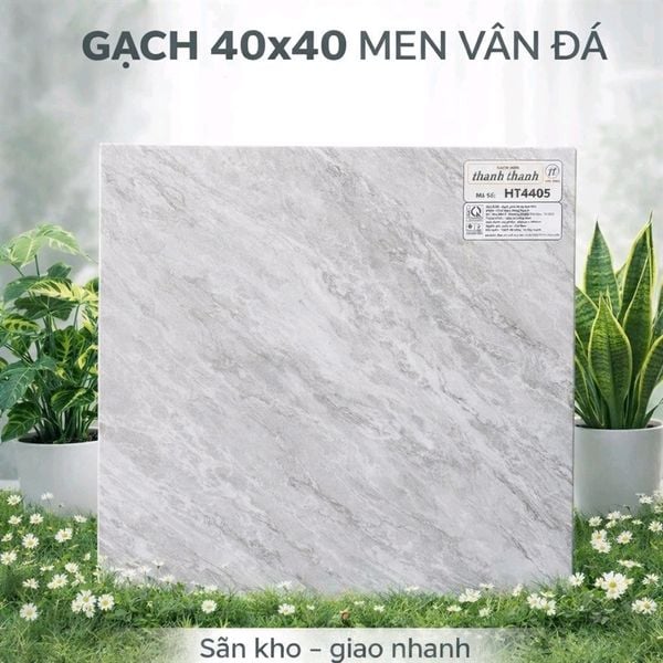  men 40*40 ht4405 thanh thanh th6v loại 1 vân xám 