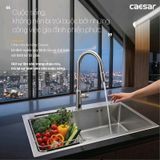  Chậu rửa chén inox 1 hộc mài vát cạnh KSH01H082SE KT: 820 × 450 × 220 mm ( giá đã giảm) 