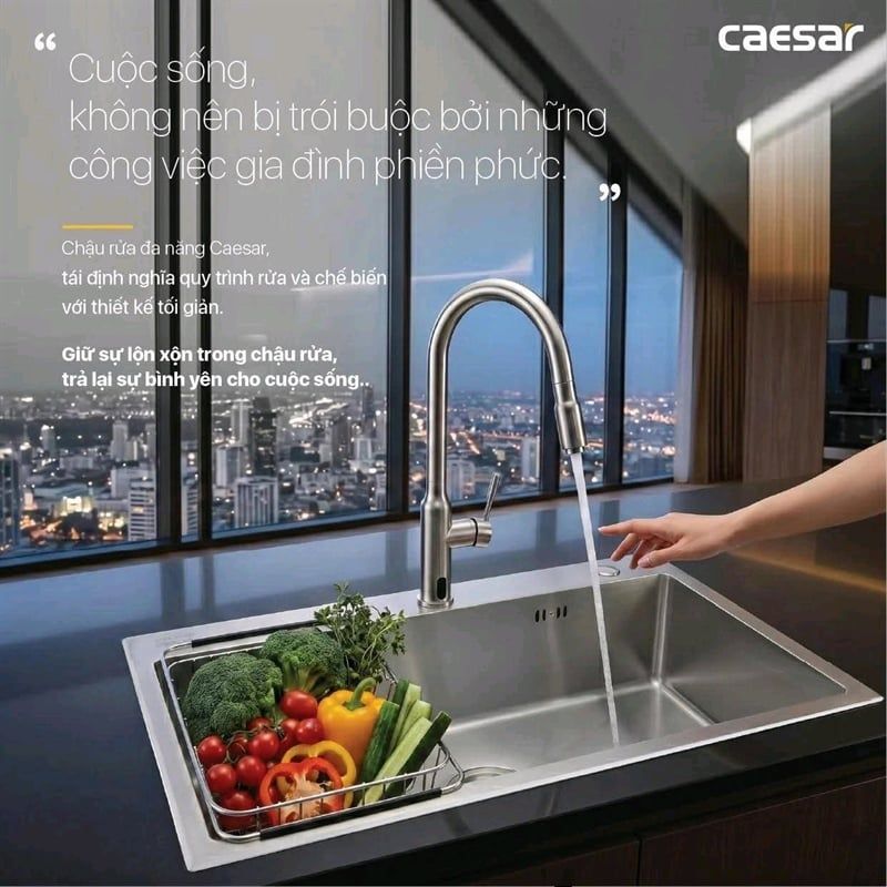  Chậu rửa chén inox 1 hộc mài vát cạnh KSH01H082SE KT: 820 × 450 × 220 mm ( giá đã giảm) 