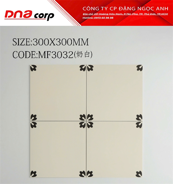  30*30 MF3032 Gạch lát nền đá TQ (11v/th/0.99 mét) 