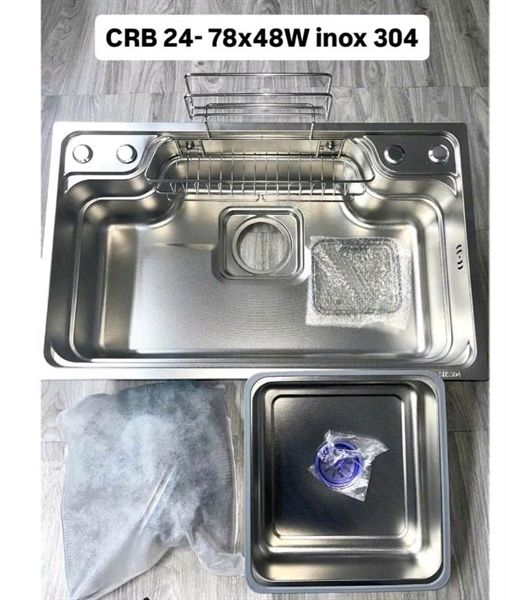  chậu chén yoshi 7848whộc cong lớn 304( hố vuông) giá đã giảm 