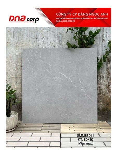  80*80 SMM88026 Gạch lát nền đá mờ Việt ý (3v/th/1,92m) 