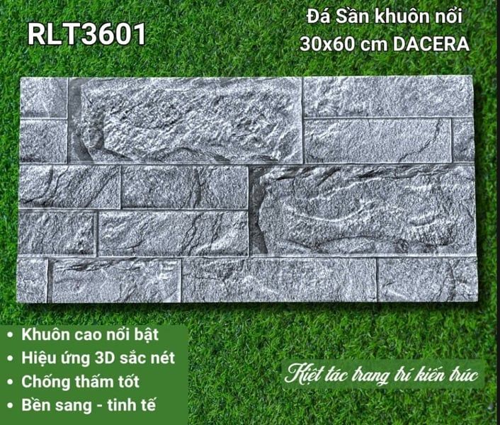  30*60 RLT3601 Gạch đá trang trí ( 8viên/thùng= 1.44m) 