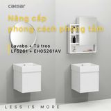  LF5261+ EH05261AV Lavabo và tủ treo KT: LF5261: 450x420x110mm KT: EH05261AV: 435x410x400 mm 