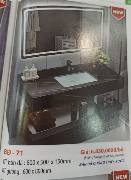  BD-71 Bàn đá chống trầy xước (800x500x150mm)( GIÁ ĐÃ GIẢM) 