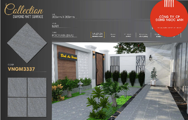  30*30 VNGM3337 Gạch lát nền đá Vanlenza (11v/th/) 