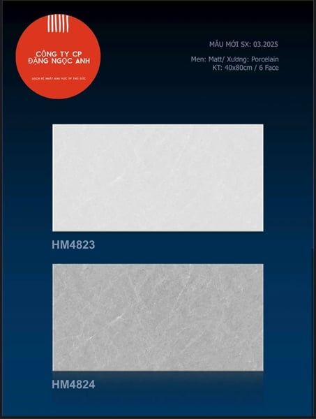  nhạt 40*80 HM4824 Đá Mờ Viglacera th6v/1.92m 
