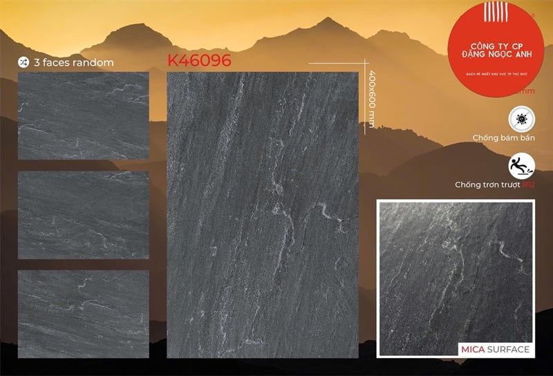  40*60 K46096 gạch lát sân đá ( 6 viên/th/1.44 mét) 
