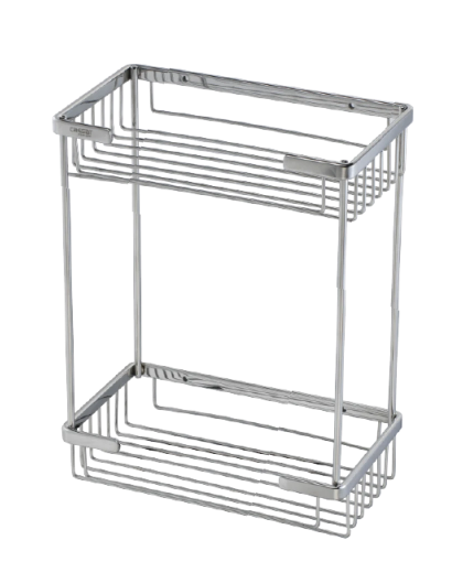  ST859 KỆ INOX CHỮ NHẬT 2 TẦNG 155*260*330MMM 